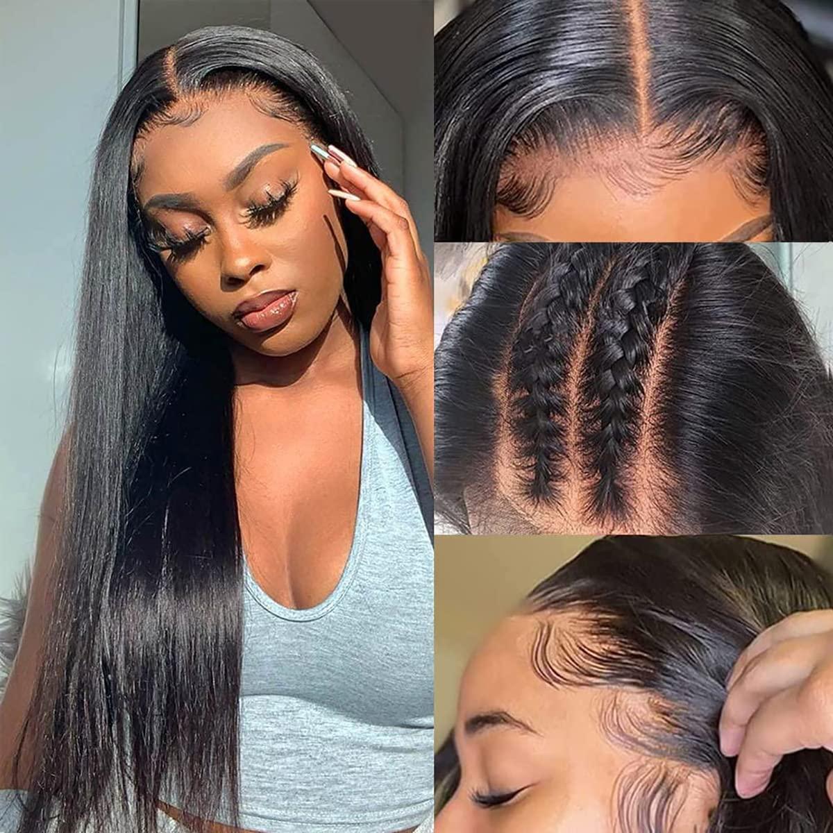 Free Part Straight HD Lace Frontal - 100% Human Hair
