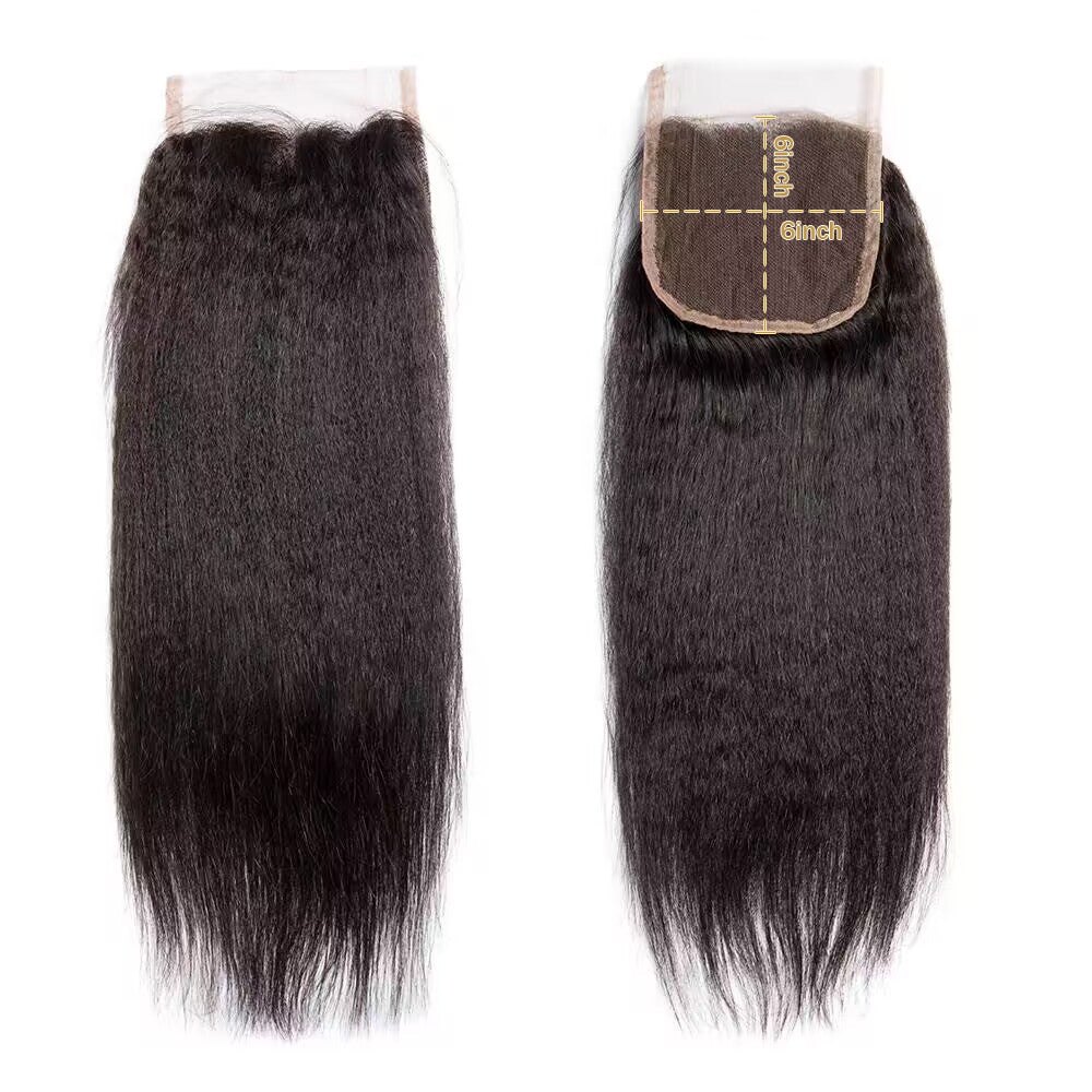 Kinky Straight Skin Melt HD Lace Closure