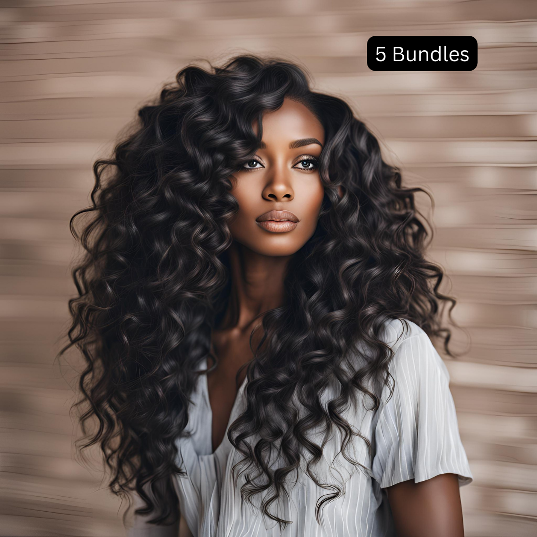 100% Virgin Human Hair Natural Wave 1 pc Bundle