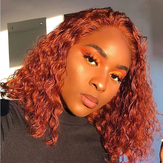 Ginger Curly Bob