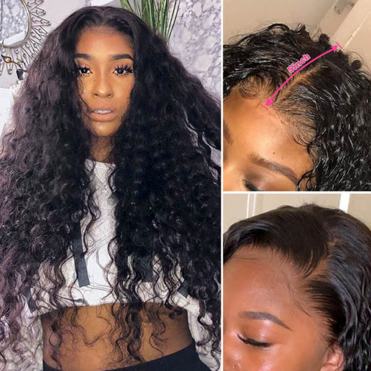 Loose Deep Wave 5x5 HD/Transparent Lace Closure Human Hair Wig