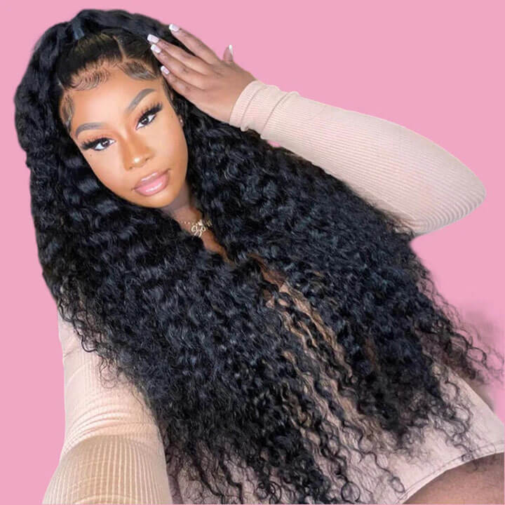 13x4 Water Wave Lace Frontal Wig