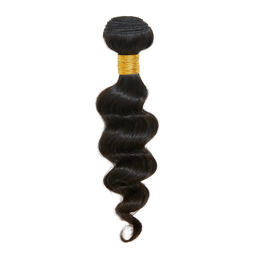 Loose Deep Wave Virgin Human Hair 1 Pc Bundle