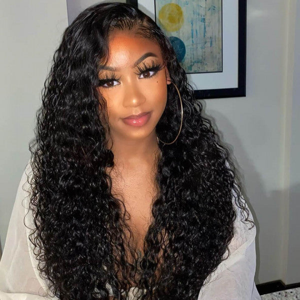 6x6 Water Wave Closure Lace Wigs