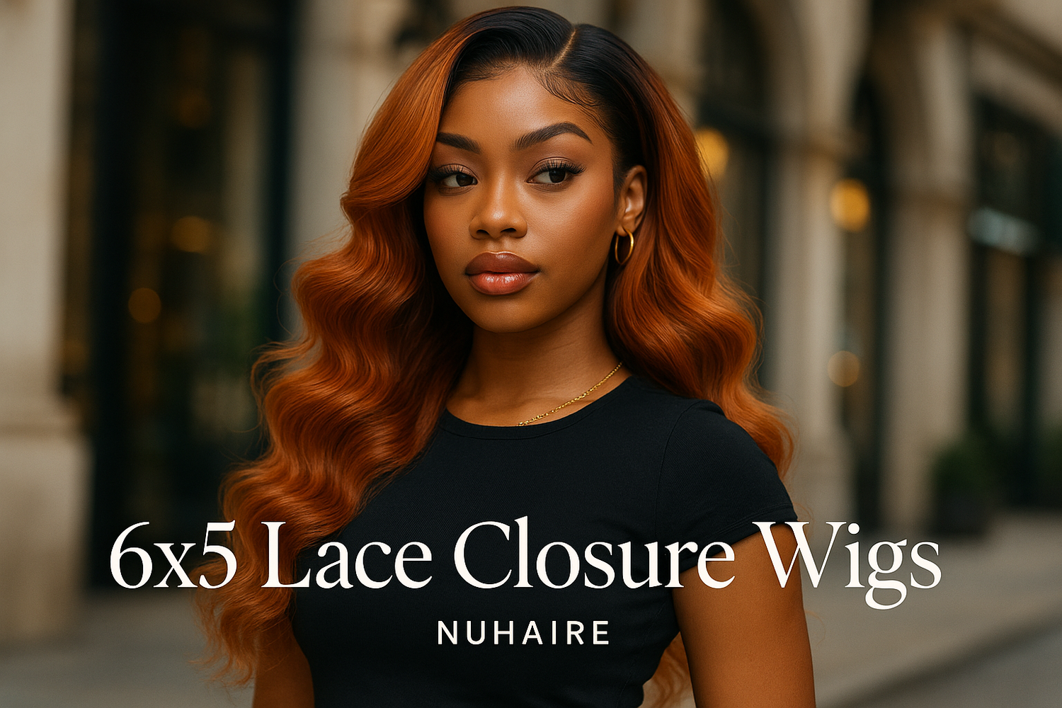 6x5 Glueless Lace Closure Wigs