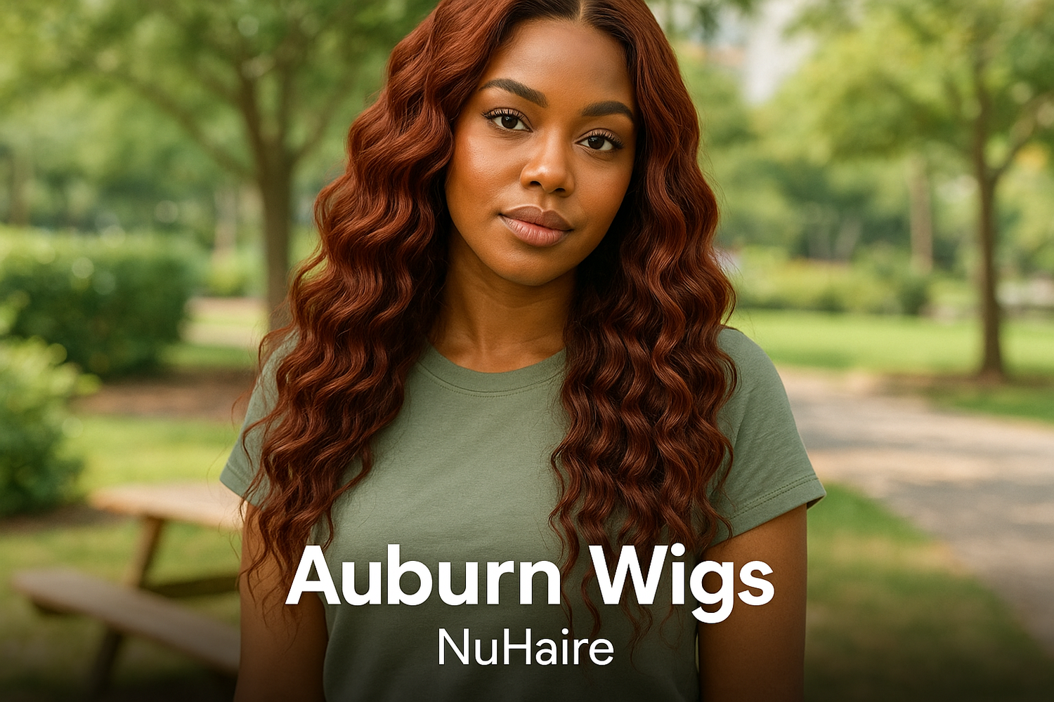 NuHaire Auburn Human Hair Wigs