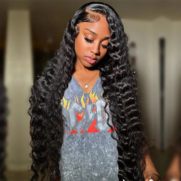 Loose Deep Wave 5x5 HD/Transparent Lace Closure Human Hair Wig