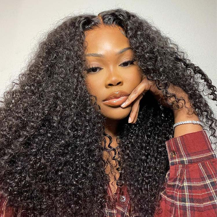 Curly 4x4 Lace Closure Human Hair Wig