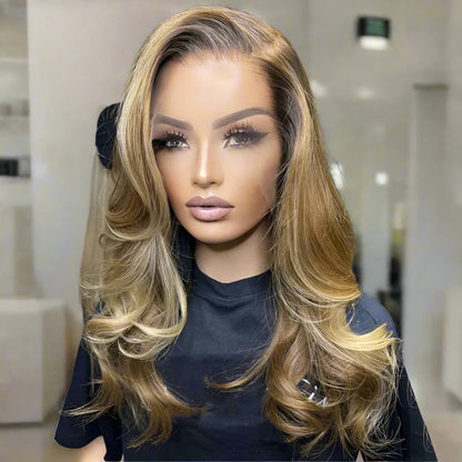 Ombre Ash Brown | 13x6 Body Wave