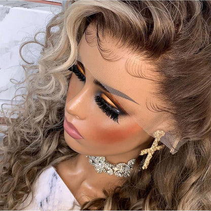 13x6 transparent lace front detail showing pre-plucked hairline and undetectable lace construction