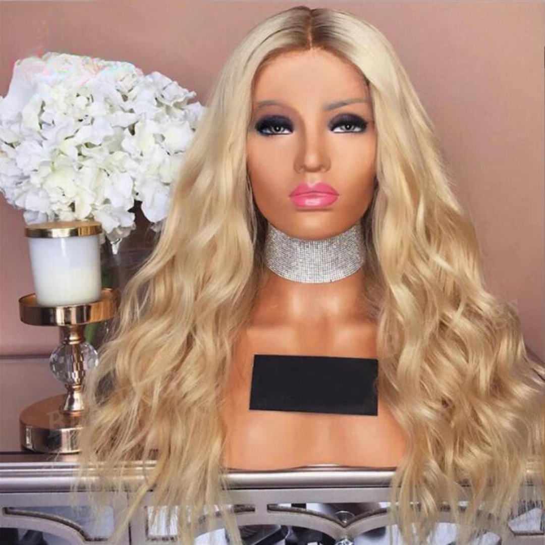 Blonde Ombre Loose Deep Wave Lace Front Wig