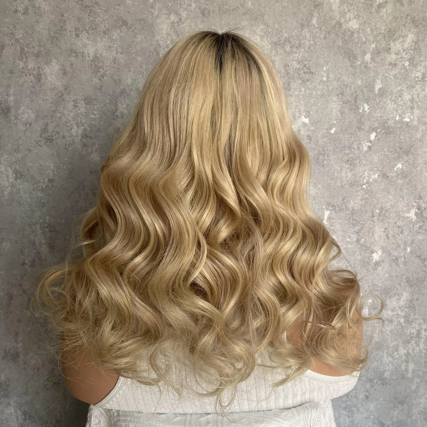 Natural Wave Sunny Blonde Balayage 13x6 Luxe European Lace Front Wig