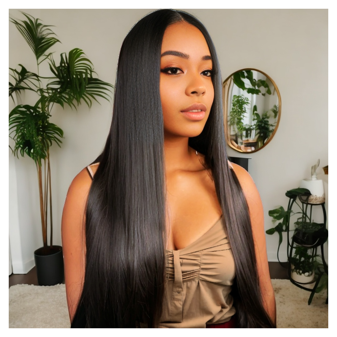 5x5 - Straight Lace Closure Wigs 200%