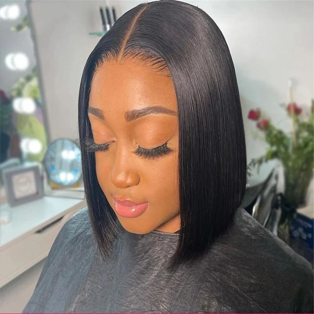 Straight Ready-to-Wear Glueless HD Lace Bob Wig