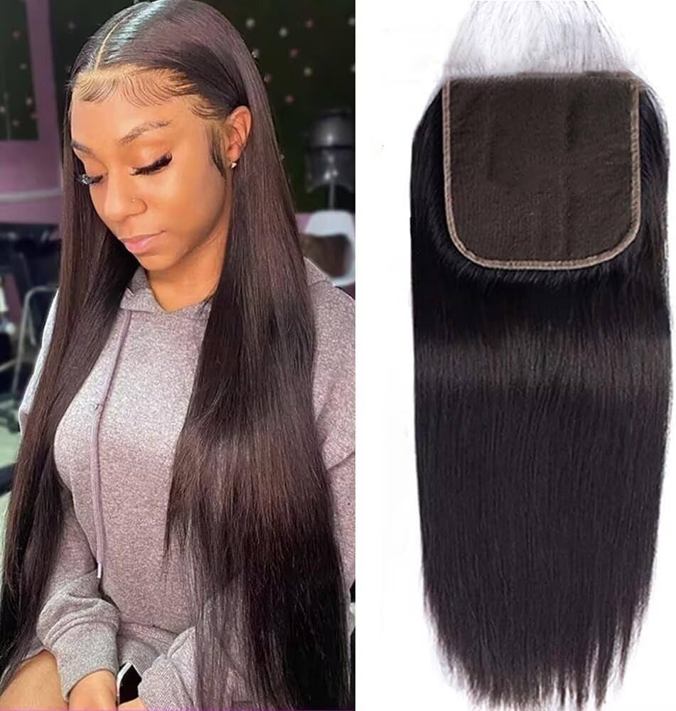 Virgin Human Hair Straight HD Lace Closure