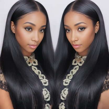 6x6 Straight Closure Lace Wigs 250%