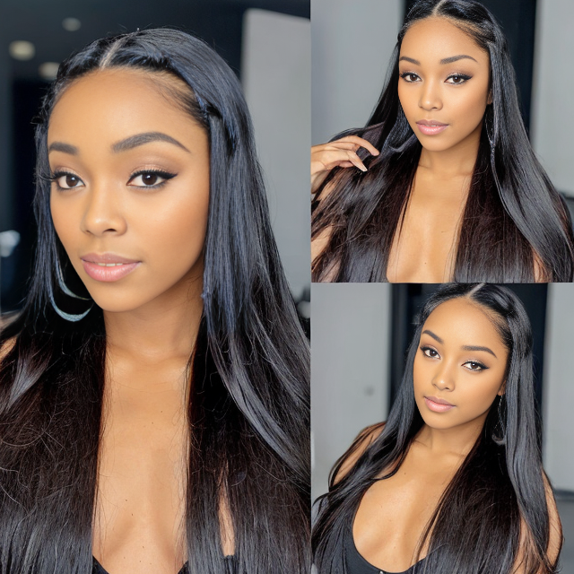 6x6 Straight Closure Lace Wigs