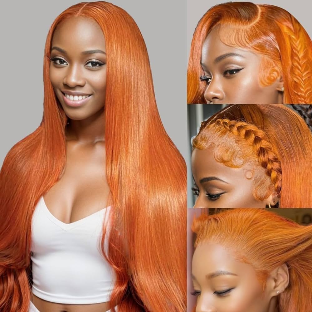 Ginger Glueless Invisi-string Snug Fit 360 Full Lace Straight Wig