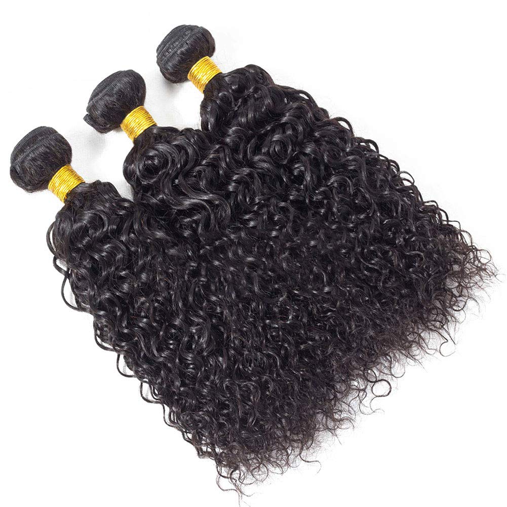 3 pcs Curly Human Hair Bundles - 100% Virgin Hair