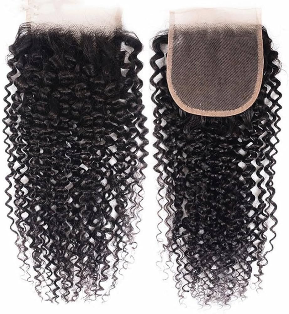 Kinky Curly Human Hair HD Lace Closure