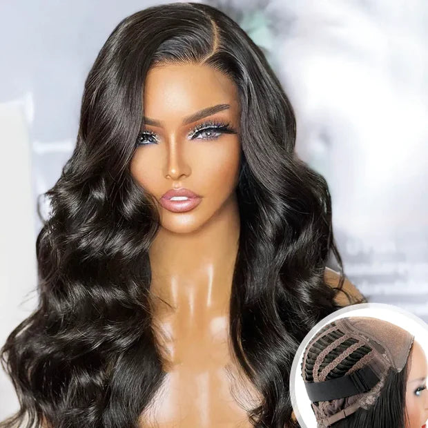 Beginner Friendly Body Wave 6x4 HD Glueless Human Hair Wig