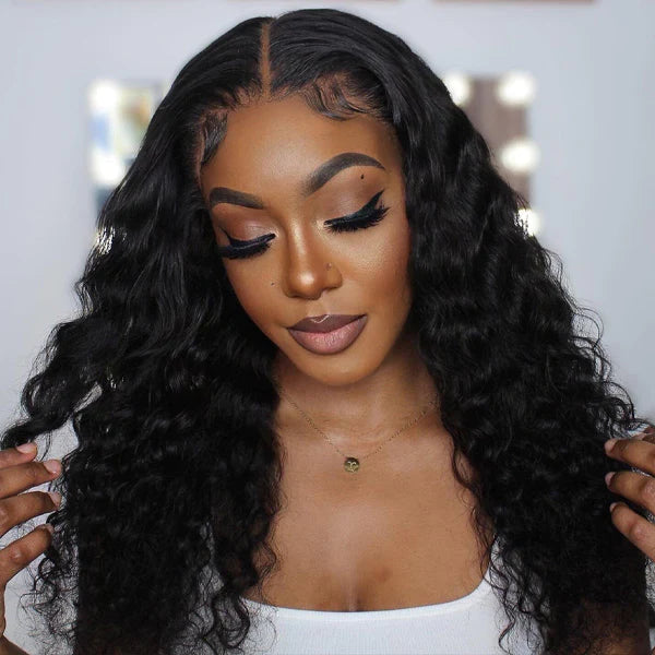 Easy Install Loose Deep Wave 6x4 HD Glueless Lace Human Hair Wig