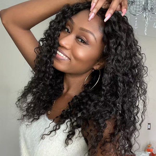 Easy Install Loose Deep Wave 6x4 HD Glueless Lace Human Hair Wig