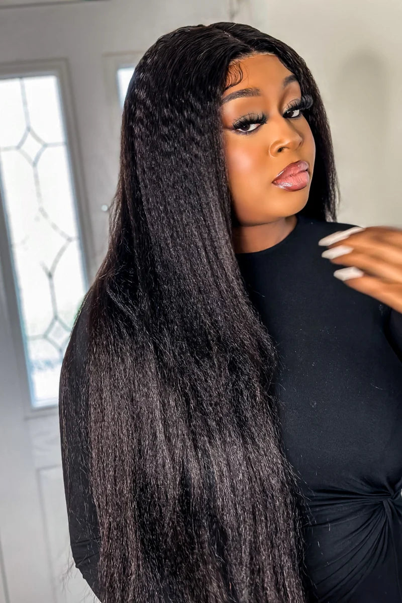 Kinky Straight Human Hair Single Bundle