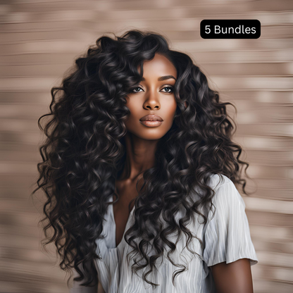 100% Virgin Human Hair Natural Wave 1 pc Bundle