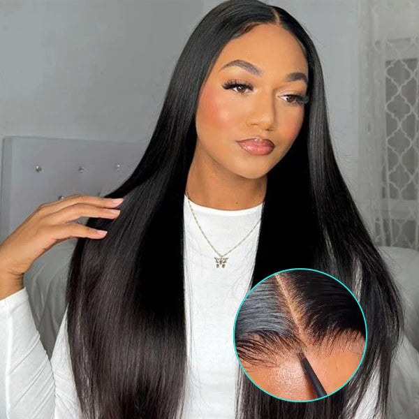 Wear & Go Straight 6x4 HD Glueless Human Hair Wig