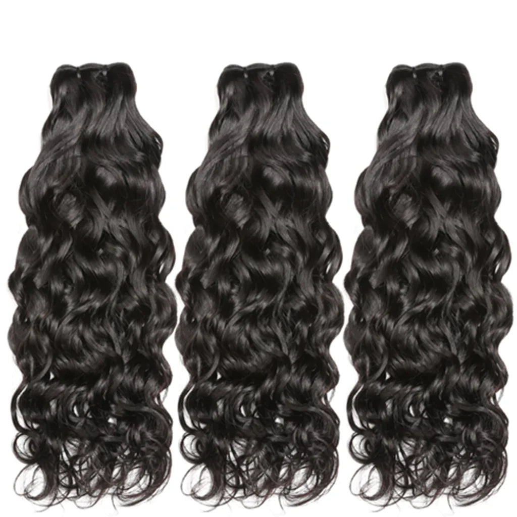 3 Pc Water Wave Virgin Human Hair Bundles