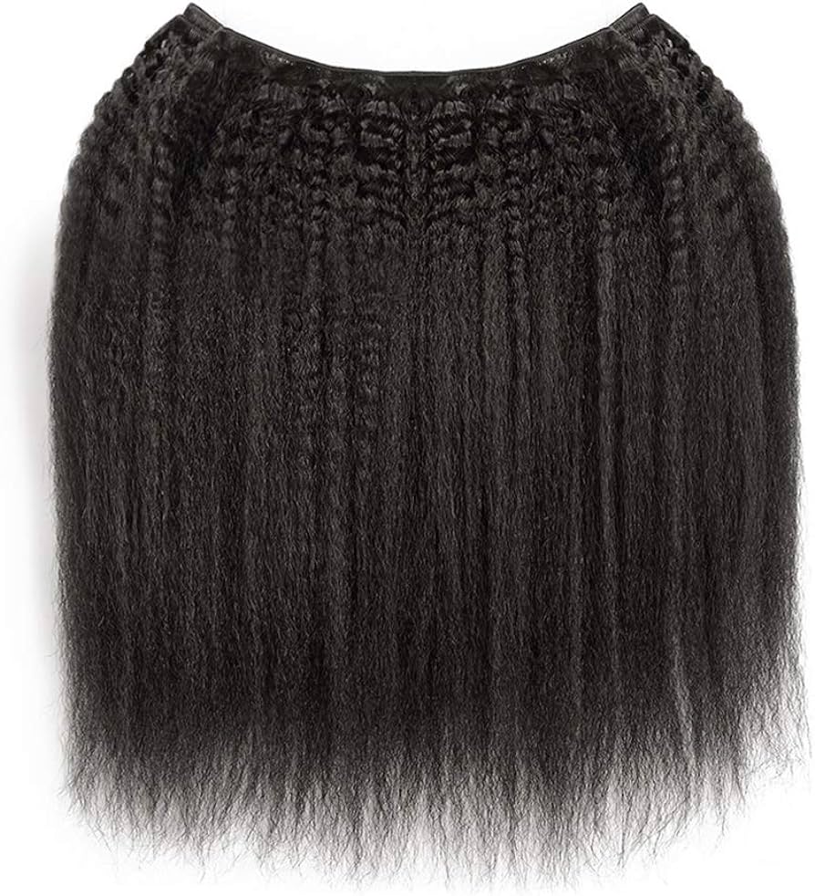 Kinky Straight Human Hair Single Bundle