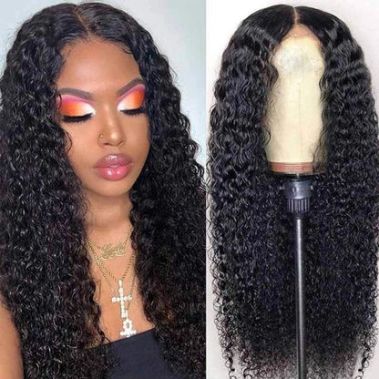 Curly 4x4 Lace Closure Human Hair Wig