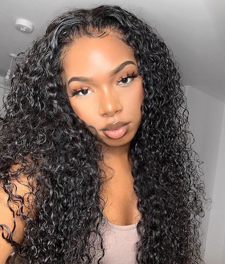 Long Lengths (20"-30") Deep Wave Human Hair Lace Front Wig