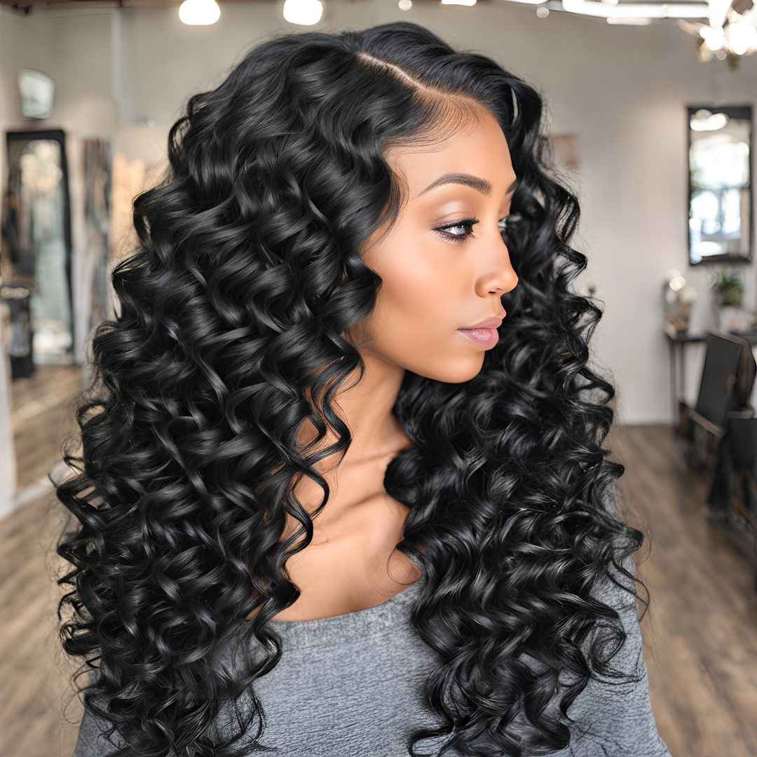 1 pc Deep Wave Human Hair Bundle