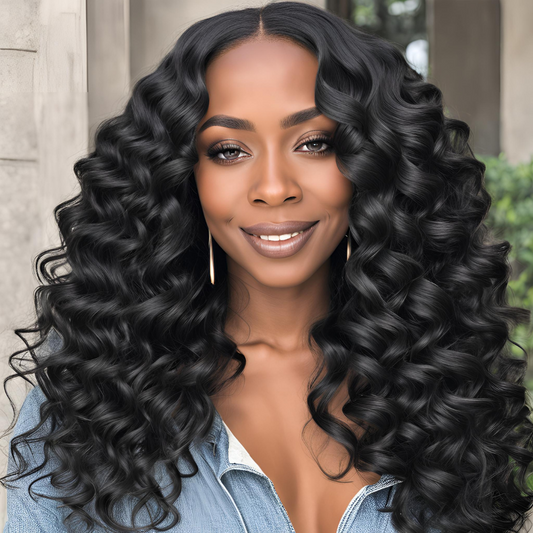 1 pc Deep Wave Human Hair Bundle