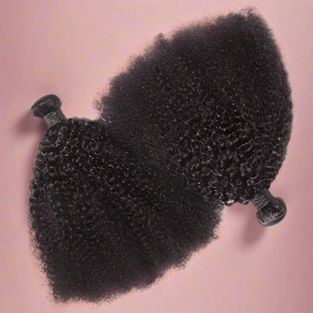 1 Pc Kinky Curly Unprocessed Human Hair Bundle