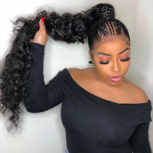 Loose Deep Wave Invisi-String Snug Fit 360 HD Lace Front Wig