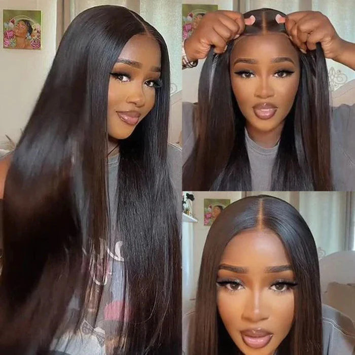 Ready to Wear High Density Straight 6x4 HD Glueless Lace Human Hair Wig