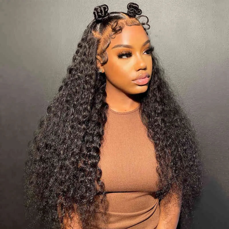 13x4 Loose Deep Wave HD/Transparent Lace Front Human Hair Wig