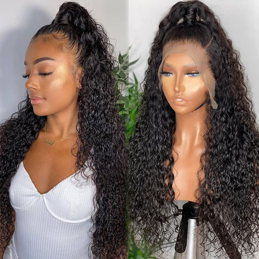 13x4 Curly Lace Front Human Hair Wig