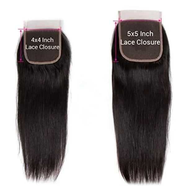 Virgin Human Hair Straight HD Lace Closure