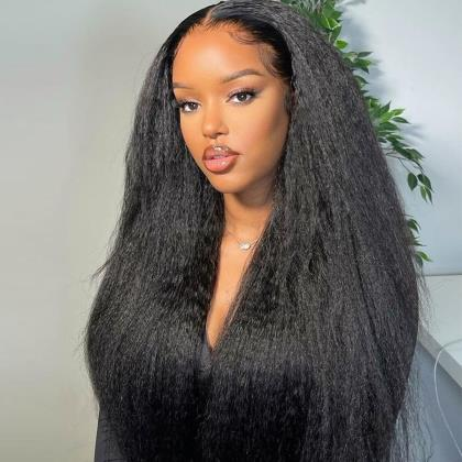 13x6 Kinky Straight Lace Frontal Wigs