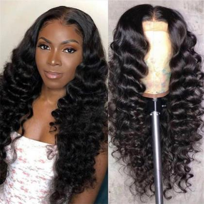 4x4 - Loose Deep Wave Lace Closure Wig