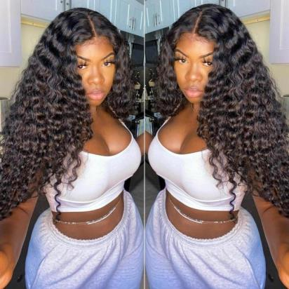 4x4 - Deep Wave Lace Closure Wigs