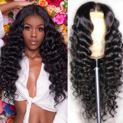4x4 - Loose Deep Wave Lace Closure Wig