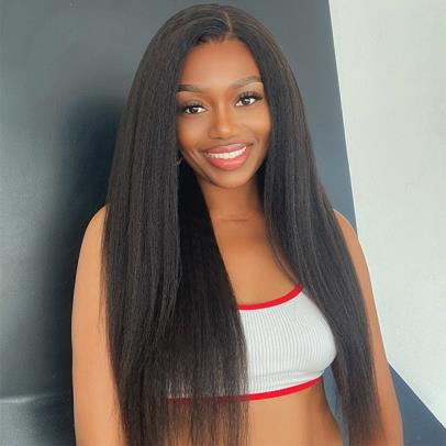 5x5 - Kinky Straight Lace Closure Wigs