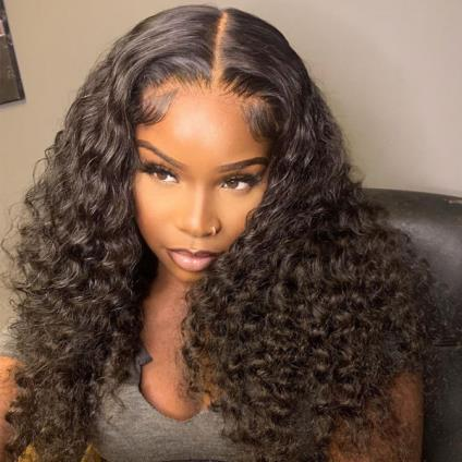 6x6 Deep Wave Closure Lace Wigs