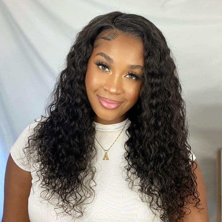 6x6 Water Wave Closure Lace Wigs