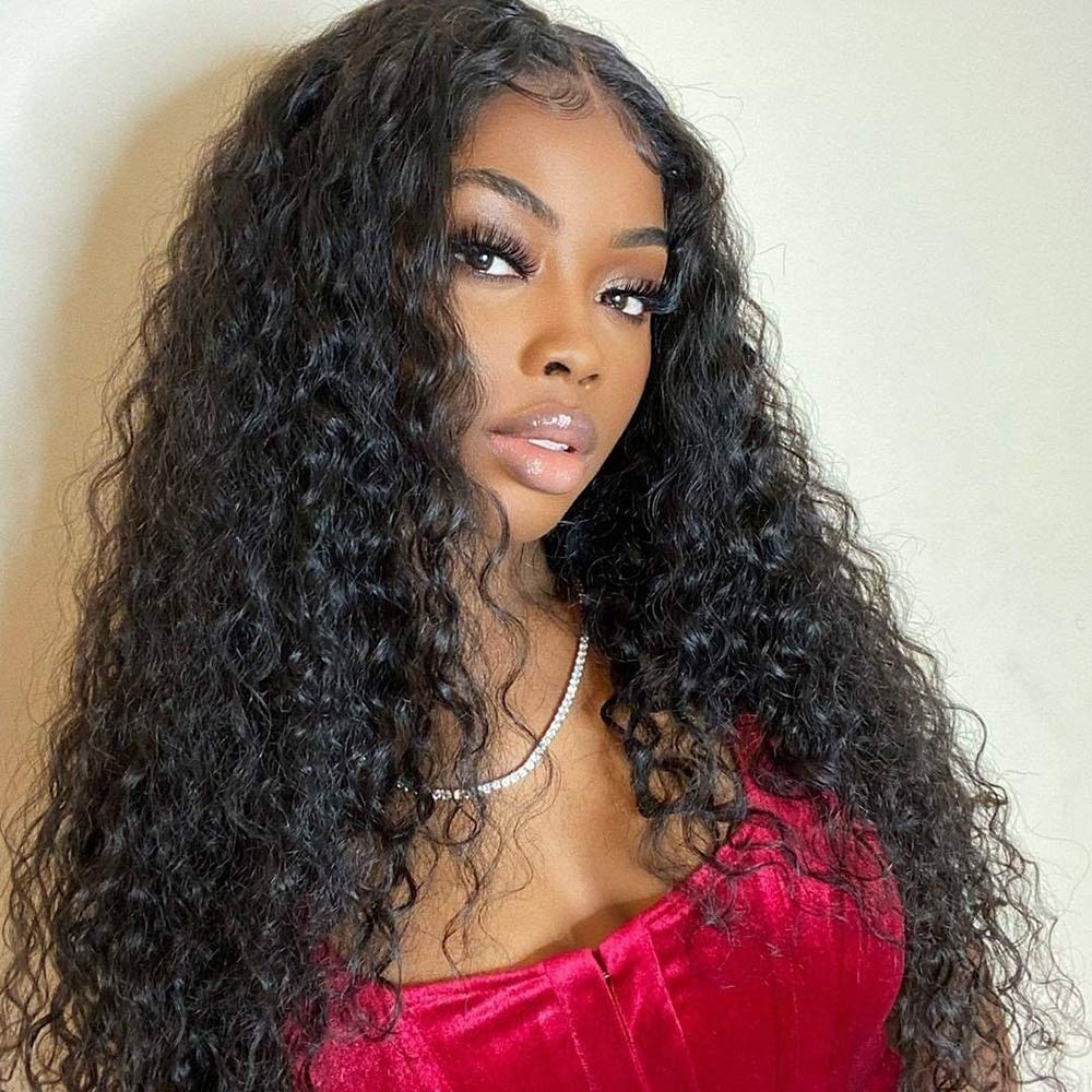 4x4 - Curly Lace Closure Wigs 200%